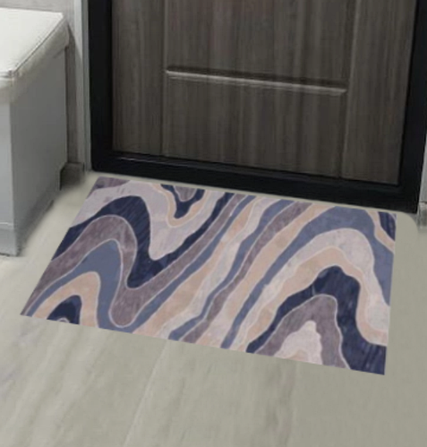 Коврик для входной двери грязезащитный ЦВЕТЫ 75х45см Коврик в коридор ...