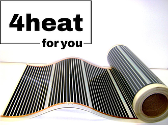 Інфрачервона плівка 4HEAT Graphene 310-220 (ширина 1,0 м.)