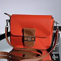 Женская сумочка, клатч отличное качество Valentino Bag Orange/Brown