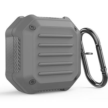 Силіконовий чохол Shockproof case для Samsung Galaxy Buds 2 Pro сірий, фото 1