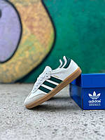 Женские кроссовки Adidas Samba White Green