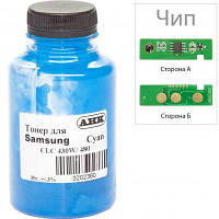 Тонер SAMSUNG SL-C430 30г+chip Cyan AHK (3202629) - Вища Якість та Гарантія!