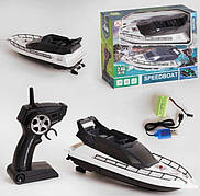 Човен катер на радіокеруванні Speedboat з пультом Іграшка дитячий катер на акумуляторі