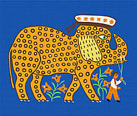 Картина по номерам "Захотел слоник быть моряком © Мария Примаченко" 50x60 3v1 Рисование Живопись Раскраски (Р