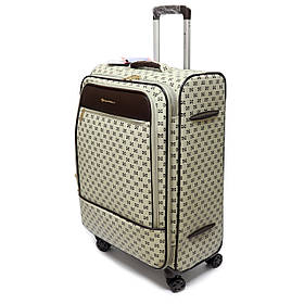 Зносостійка тканина валіза середня 74 л, Snowball 39204 бежева