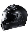 Мотошолом HJC C80 Semi Flat Flip Up чорний, фото 2