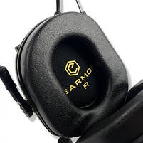 Активні навушники під шолом Earmor M32 mod3 + кріплення Чебурашка, фото 8