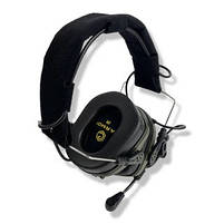 Активні тактичні навушники Earmor M32 mod3 + Чебурашки кріплення на шолом, фото 5