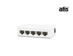 Мережевий комутатор на 5 портів 1000 МБіт/с ATIS NS-1005