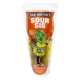 Кислий гострий огірок Van Holten's Pickles Sour Sis Pickle 140 g