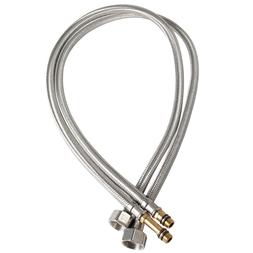 Шланг гнучкий для підключення води PLATINUM зв-вн M10x1/2" 80 см 151409 PLS-A17459