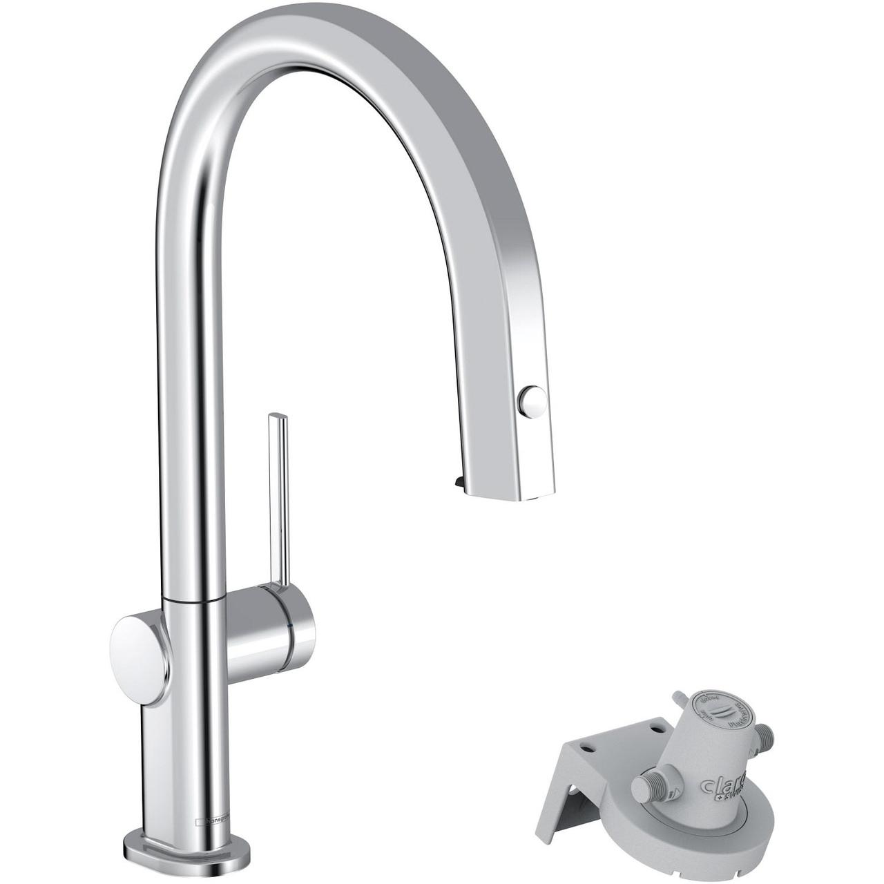 Змішувач для кухні на дві води HANSGROHE Aqittura M91 хром латунь 154147 76803000, фото 1