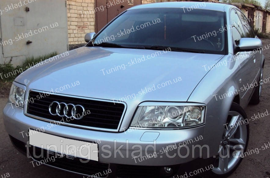 Вії Ауді А6 С5 (накладки на передні фари Audi A6 C5), фото 1