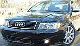 Вії Ауді А6 С5 (накладки на передні фари Audi A6 C5), фото 3