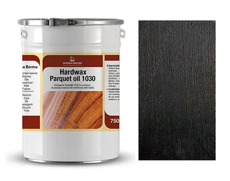 Олія паркетна Parquet Oil 1030 на дубі/ясені (колір-Чорний Античний), Borma Wachs, фото 1