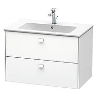 Тумба под умывальник DURAVIT Brioso 82см подвесная белая 158333 BR410201818