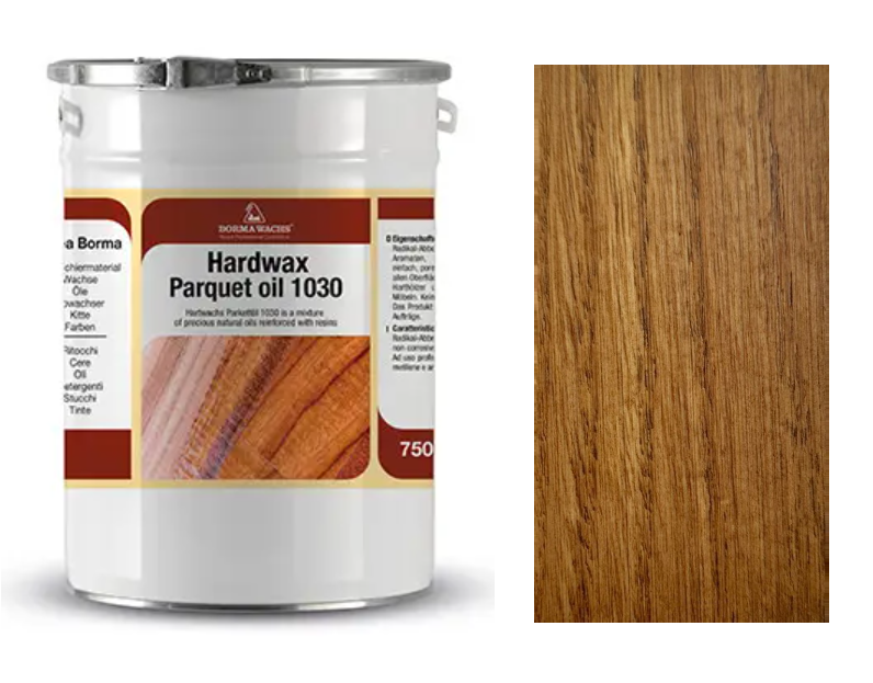 Олія паркетна Parquet Oil 1030 на дубі/ясені (колір-Карамель), Borma Wachs