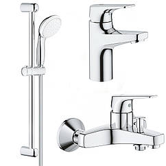 Набір змішувачів для ванної GROHE BauFlow хром латунь 167268 UA121624S0