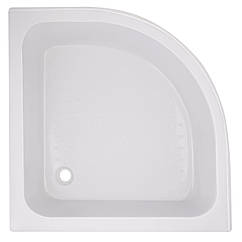 Піддон для душової кабіни LIDZ KAPIELKA 80x80x26см акриловий білий LKAST808026