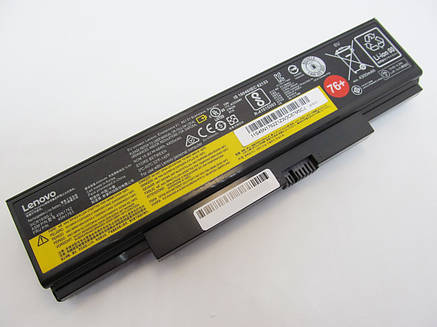 Батарея для ноутбука Lenovo ThinkPad E550 45N1762 (76+), 4400 mAh (48Wh), 6cell, 10.8V, Li-ion, чорна, ОРИГ, фото 3