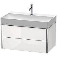 Тумба под умывальник DURAVIT XSquare 78.4см подвесная белая 164546 XS416208585