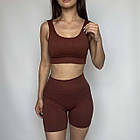 Жіночій комплект велосипедки з топом #А01, фото 4