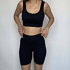 Жіночій комплект велосипедки з топом #А01, фото 6