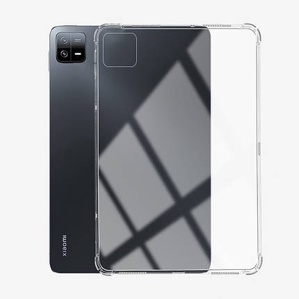 Протиударний силіконовий чохол WXD на планшет Xiaomi Mi Pad 6 (11") / прозорий, фото 1
