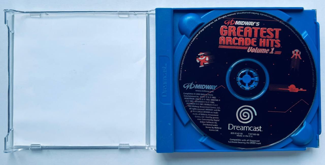 Midway's Greatest Arcade Hits Volume 1, Б/В, англійська версія - диск для SEGA Dreamcast - фото 3 - id-p1885891891