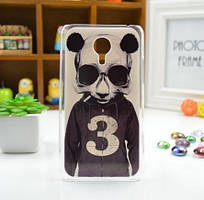 Силіконовий чохол бампер для Meizu MX4 з картинкою панда
