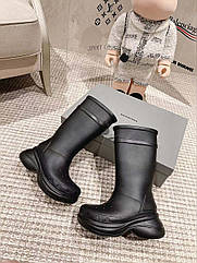 Eur35-40 чоботи гумові Balenciaga Trooper черевики Баленсіага жіночі