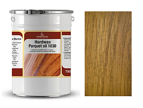 Олія паркетна Parquet Oil 1030 на дубі/ясені (колір-Оливка), Borma Wachs