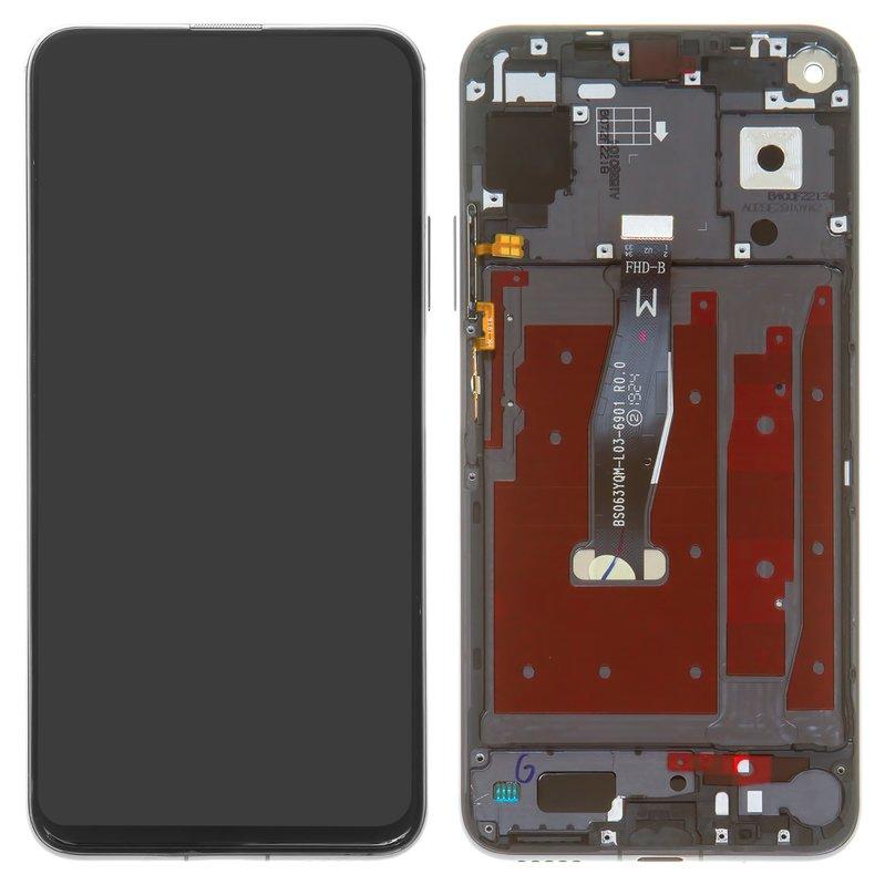 Дисплей для Huawei Honor 20, Nova 5T, чорний, з рамкою, Original (PRC), YAL-L21, фото 1