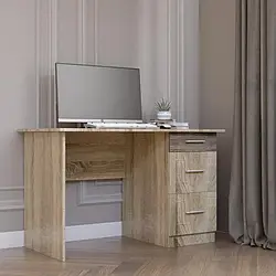 Письмовий стіл Еверест Школяр-4 дуб сонома/трюфель