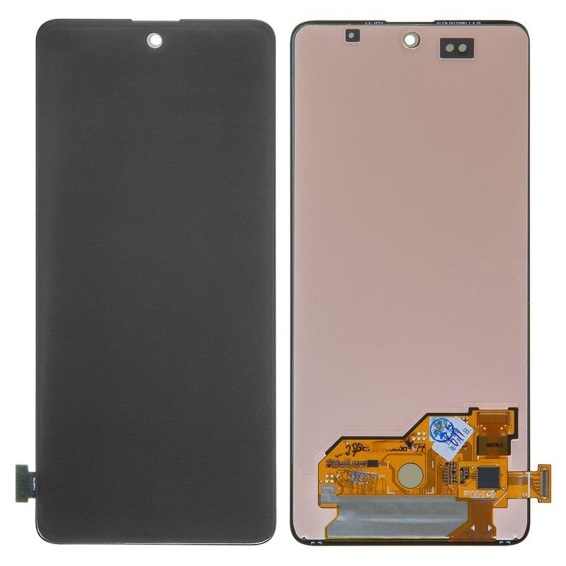 Дисплей для Samsung A515 Galaxy A51, чорний, без рамки, Оригінал (переклеєне скло), фото 1
