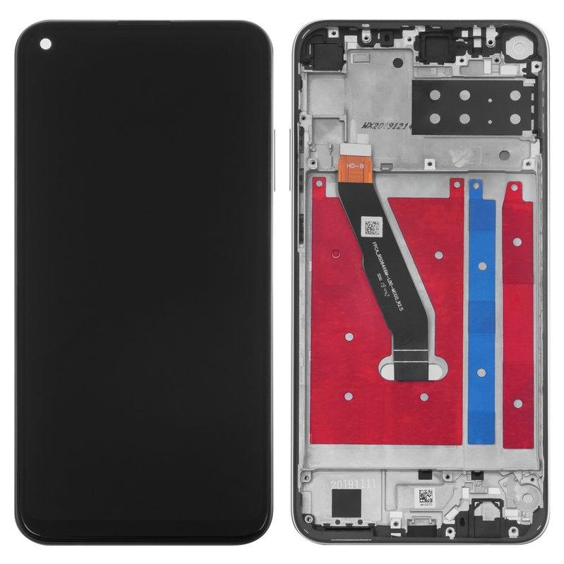 Дисплей для Huawei P40 Lite E, Y7p, чорний, з рамкою, Original (PRC), ART-L28/ART-L29/ART-L29N, фото 1