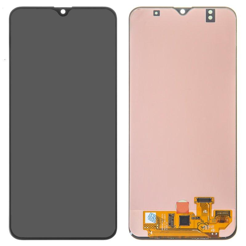 Дисплей для Samsung A307 Galaxy A30s, чорний, без рамки, Оригінал (переклеєне скло), фото 1