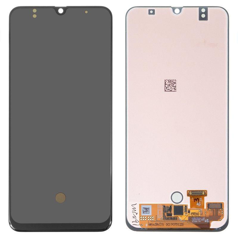 Дисплей для Samsung A505 Galaxy A50, A507 Galaxy A50s, чорний, без рамки, Original (PRC), original glass, фото 1