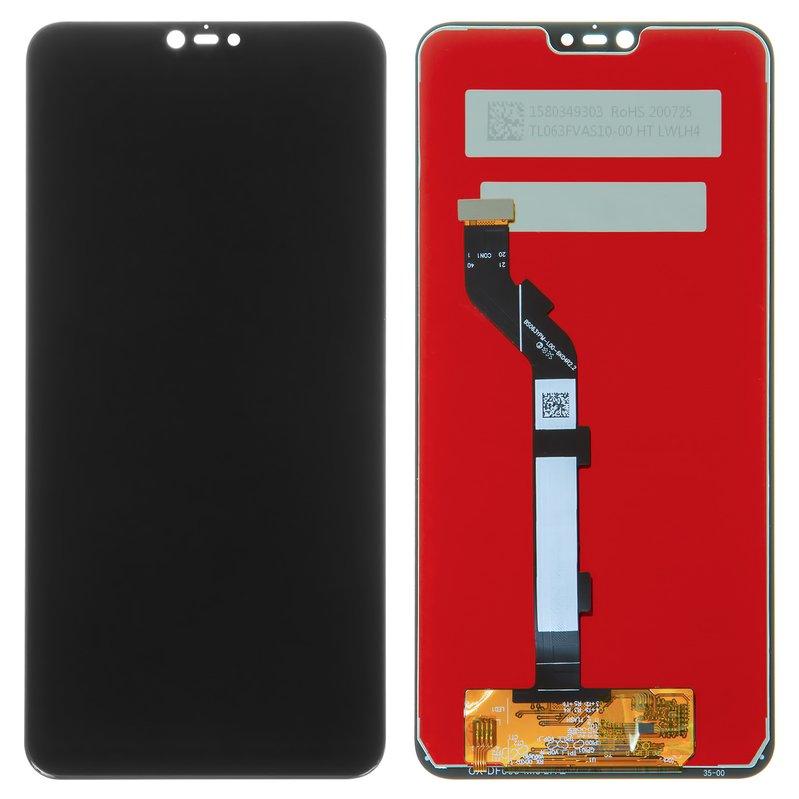 Дисплей для Xiaomi Mi 8 Lite 6.26", чорний, без рамки, Оригінал (переклеєне скло), M1808D2TG, фото 1