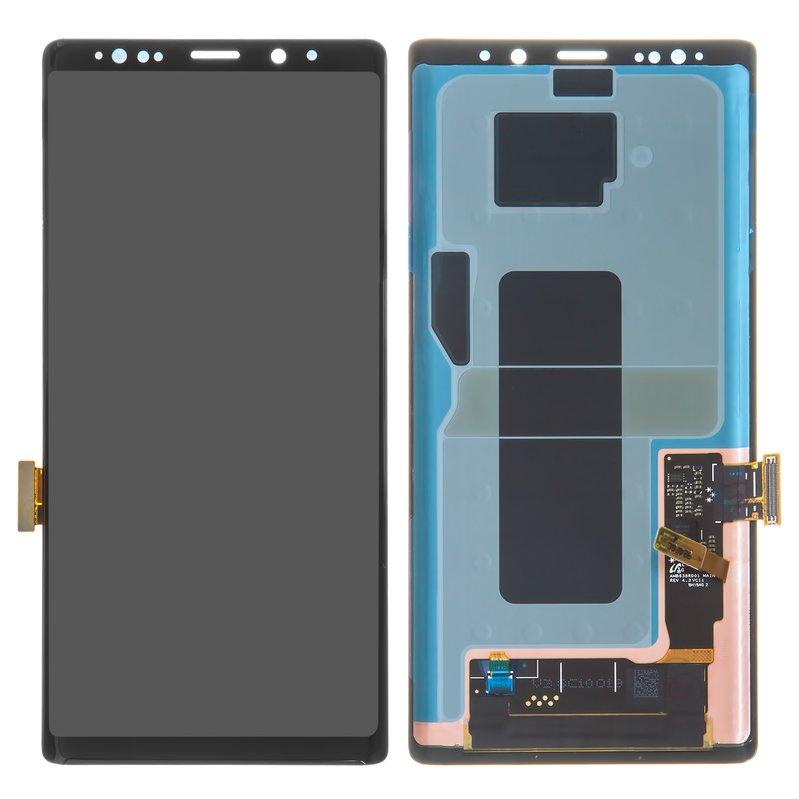 Дисплей для Samsung N960 Galaxy Note 9, чорний, без рамки, Оригінал (переклеєне скло), midnight black, фото 1