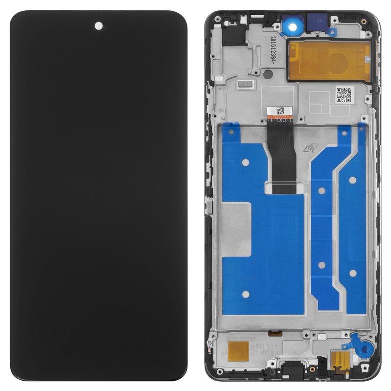 Дисплей для Huawei Honor 10X Lite, P Smart (2021), чорний, з рамкою, Original (PRC), PPA-LX2, фото 1