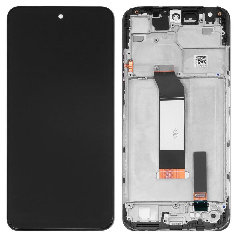Дисплей для Xiaomi Poco M3 Pro, Poco M3 Pro 5G, Redmi Note 10 5G, чорний, з рамкою, Original (PRC), фото 1