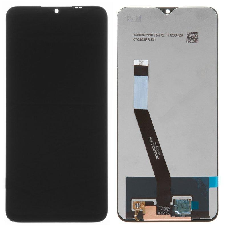 Дисплей для Xiaomi Poco M2, Redmi 9, чорний, без рамки, Оригінал (переклеєне скло), M2004J19G, M2004J19C, фото 1