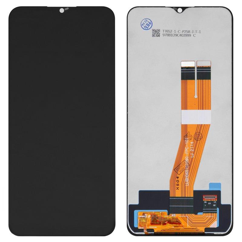 Дисплей для Samsung A035F Galaxy A03, чорний, без рамки, Оригінал (переклеєне скло), фото 1