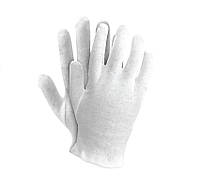 Перчатки рабочие х/б трикотажные белые (размер L)