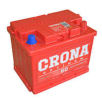 Аккумулятор Crona Optimum 60A*ч, R+, 520А