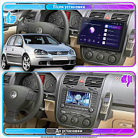 Lb Штатная магнитола в машину для Volkswagen Golf V 2003-2009 экран 10" 2/32Gb Wi-Fi GPS Base