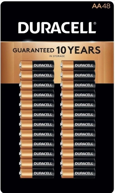 Лужні батарейки Duracell AA (LR06) MN1500 48 шт