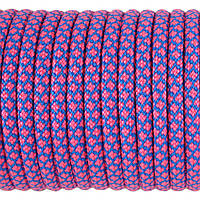 Паракорд Grid simple Blue&Pink Paracord 550 (1 метр) нейлоновый шнур