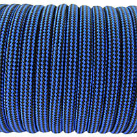 Паракорд Strips Blue&Black Paracord 550 (1 метр) нейлоновый шнур